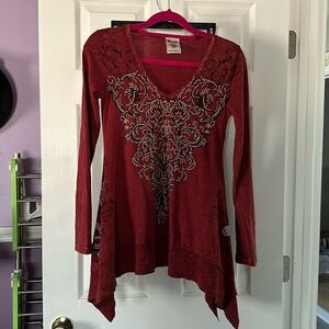 NWOT Shirt, Handkerchief Sides